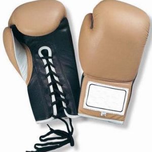 Black and brown Fight Gloves