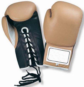 Black and brown Fight Gloves