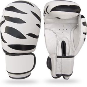 White with Black Boxing Gloves