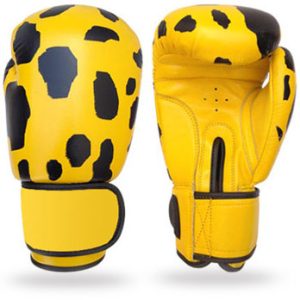 Yellow with Black Boxing Gloves