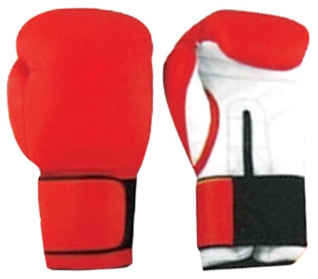 Red and White Boxing Gloves
