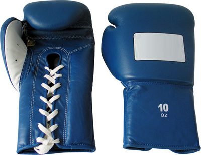 BLue Laces Fight Gloves