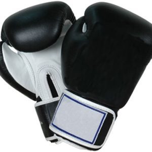 Black and White Boxing Gloves