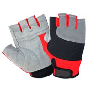 grey, black and red