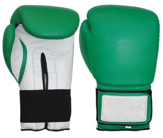 green and white