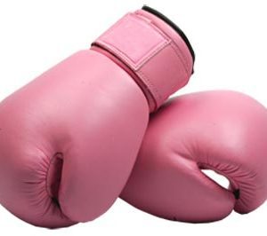 pink boxing gloves