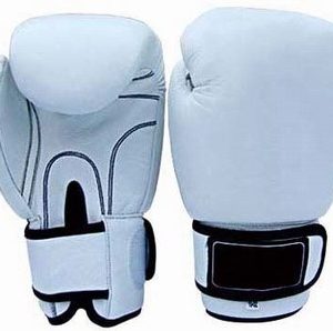 white boxing gloves