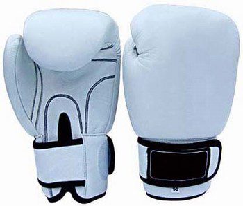 white boxing gloves