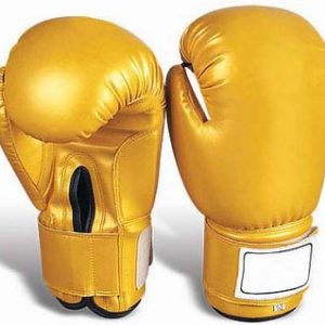 Metalic Glod Boxing Gloves