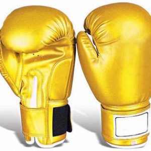 Metalic Glod Boxing Gloves