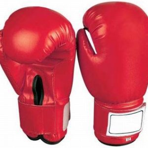 red boxing gloves