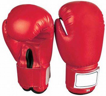 red boxing gloves