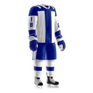 Royal Blue & White Ice Hockey Jersey – Bold Team Colors